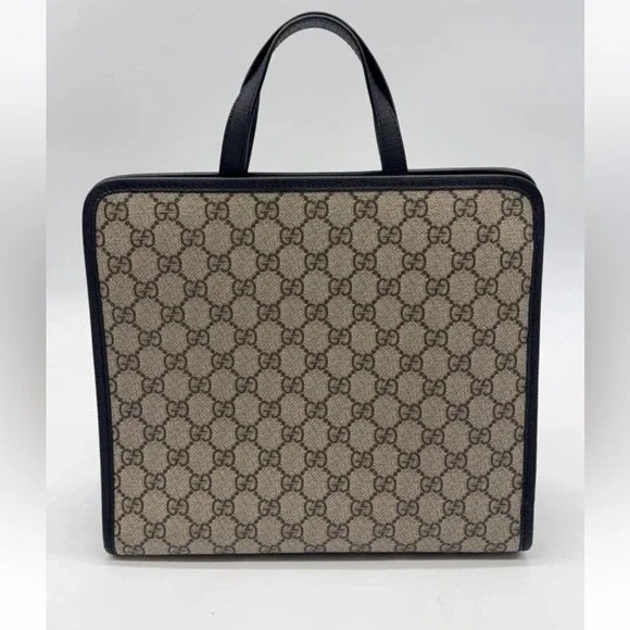 Gucci Monogram Bag with Green Cat and Red Stars - Picture 3 of 11